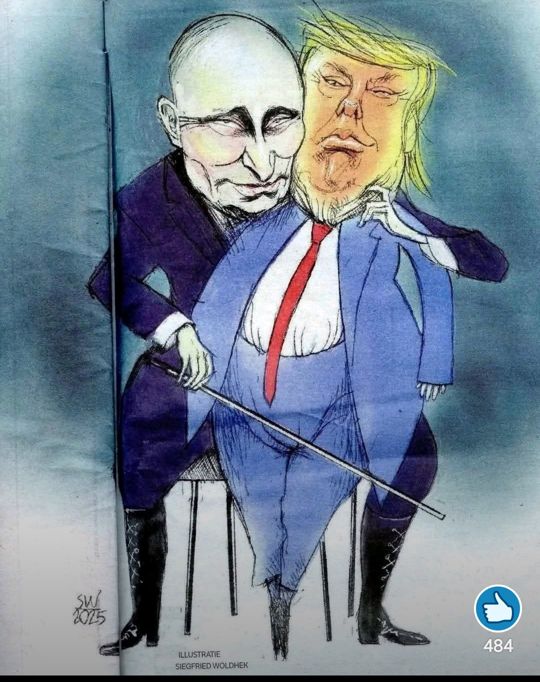 Trump e Putin em confronto simbólico