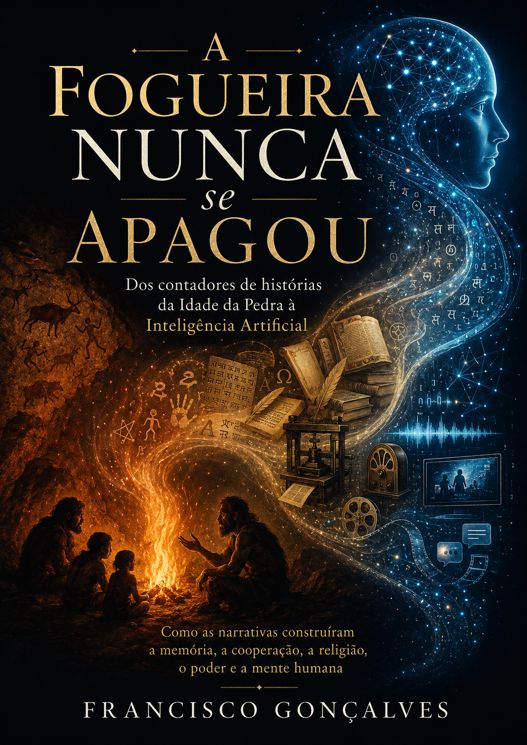 Capa do livro A Fogueira Nunca se Apagou