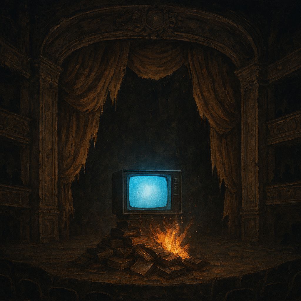 Espelhos partidos - símbolo do colapso cultural