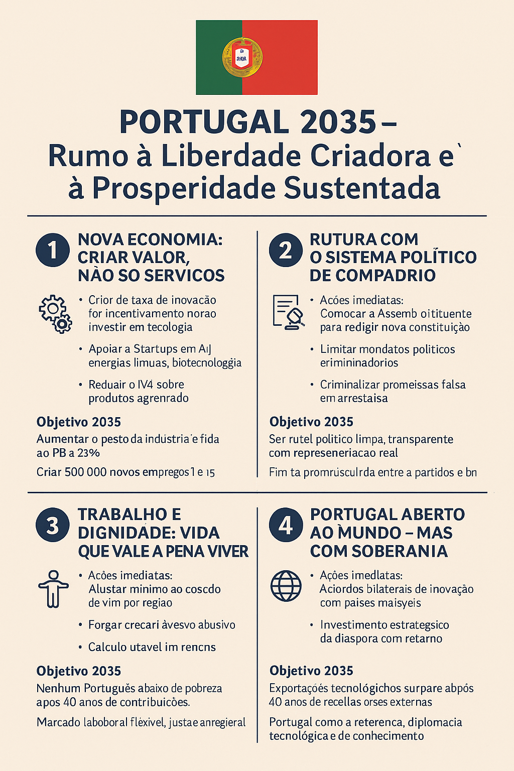 Infográfico Portugal 2035