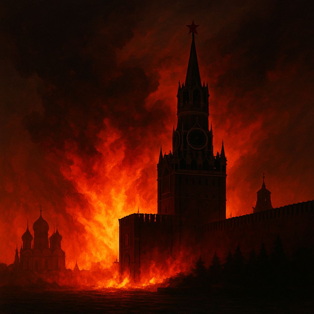 Kremlin sob sombra vermelha