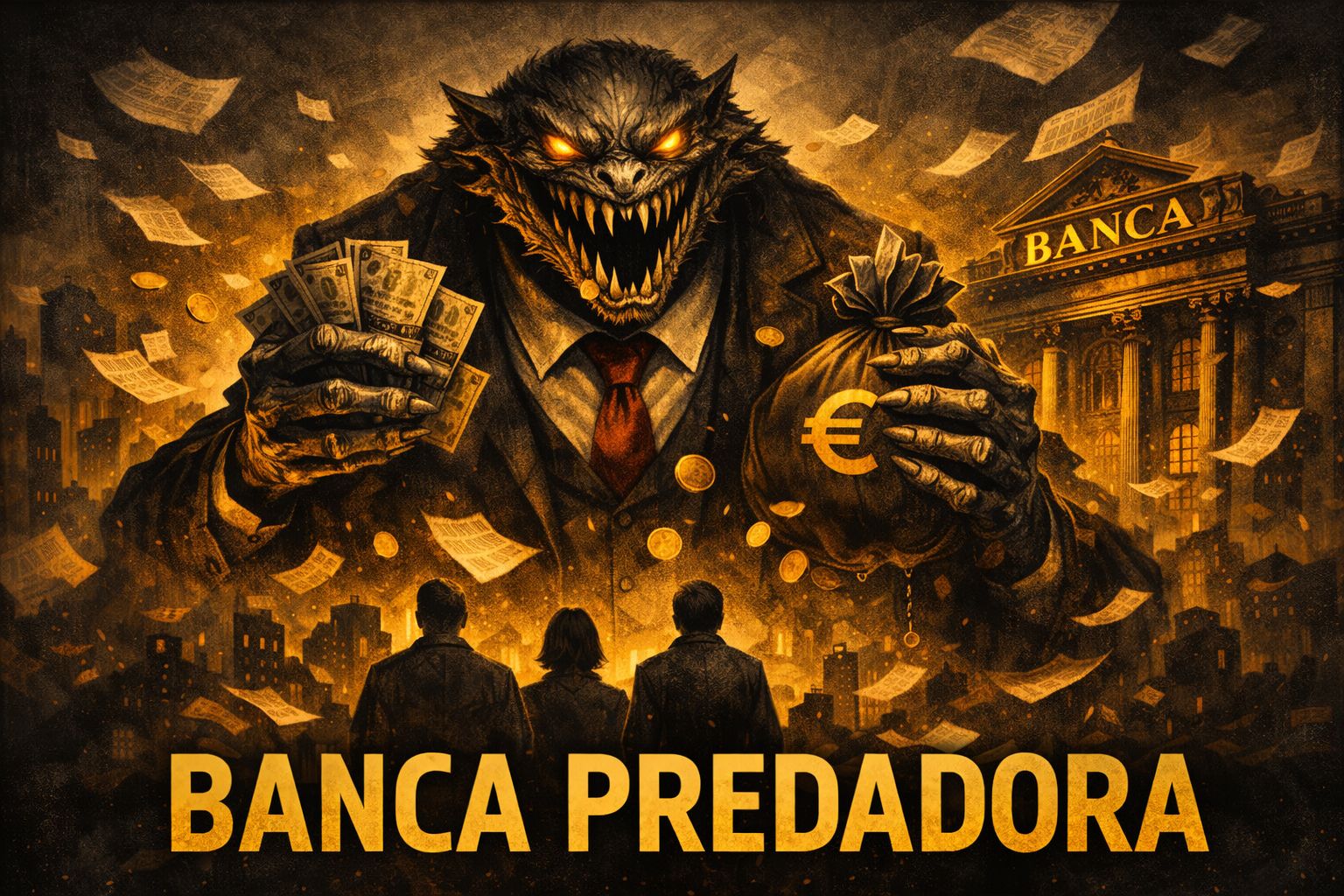 Ilustração — banca predadora