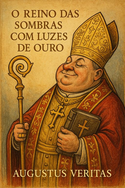 Capa de O Reino das Sombras com Luzes de Ouro