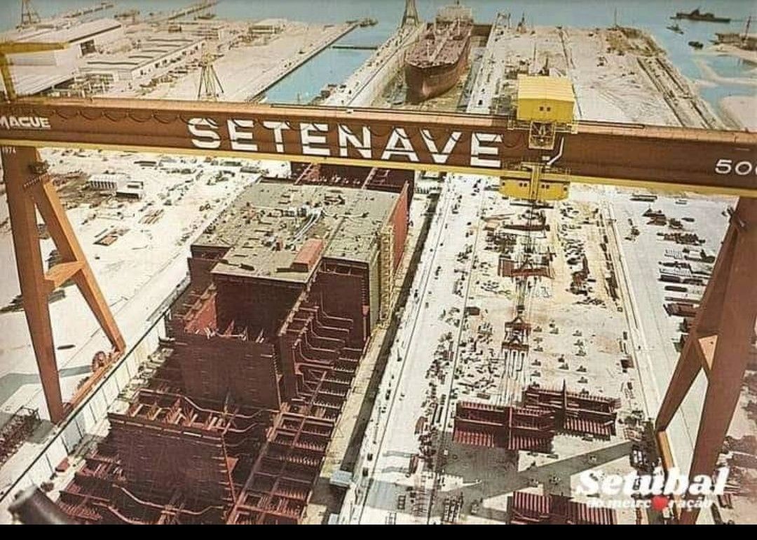 Estaleiros da Setenave na Mitrena - memória industrial