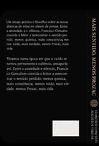 ContraCapa do livro Mais Sentido, Menos Prozac